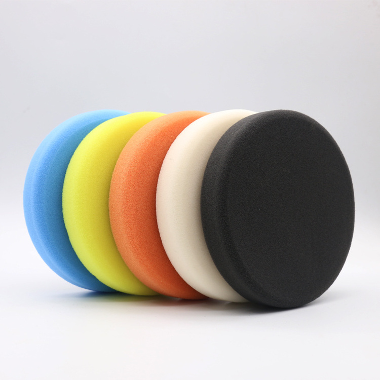 Private Label High Efficiency Small Honeycomb 5inch 125mm Shaped Swirl Marks Remover Sponge DA Car Polishing Pad