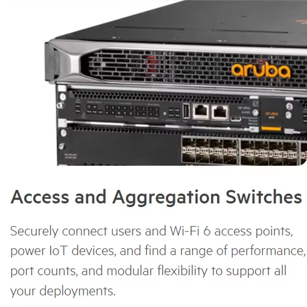 Original Hpe Aruba Networking 2930f 48g 4sfp+ Switch 1gbe 10gbe 740w Poe+ 8 Chassis Cloud-Based Jl254a 2930 Series Switch