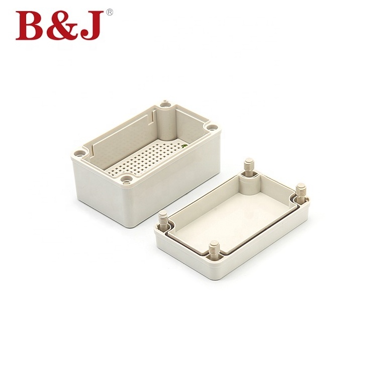 B&J Manufacturer Customized waterproof box 80*130*70 Size Abs Plastic Enclosure IP68 Waterproof Project Electrical Junction Box