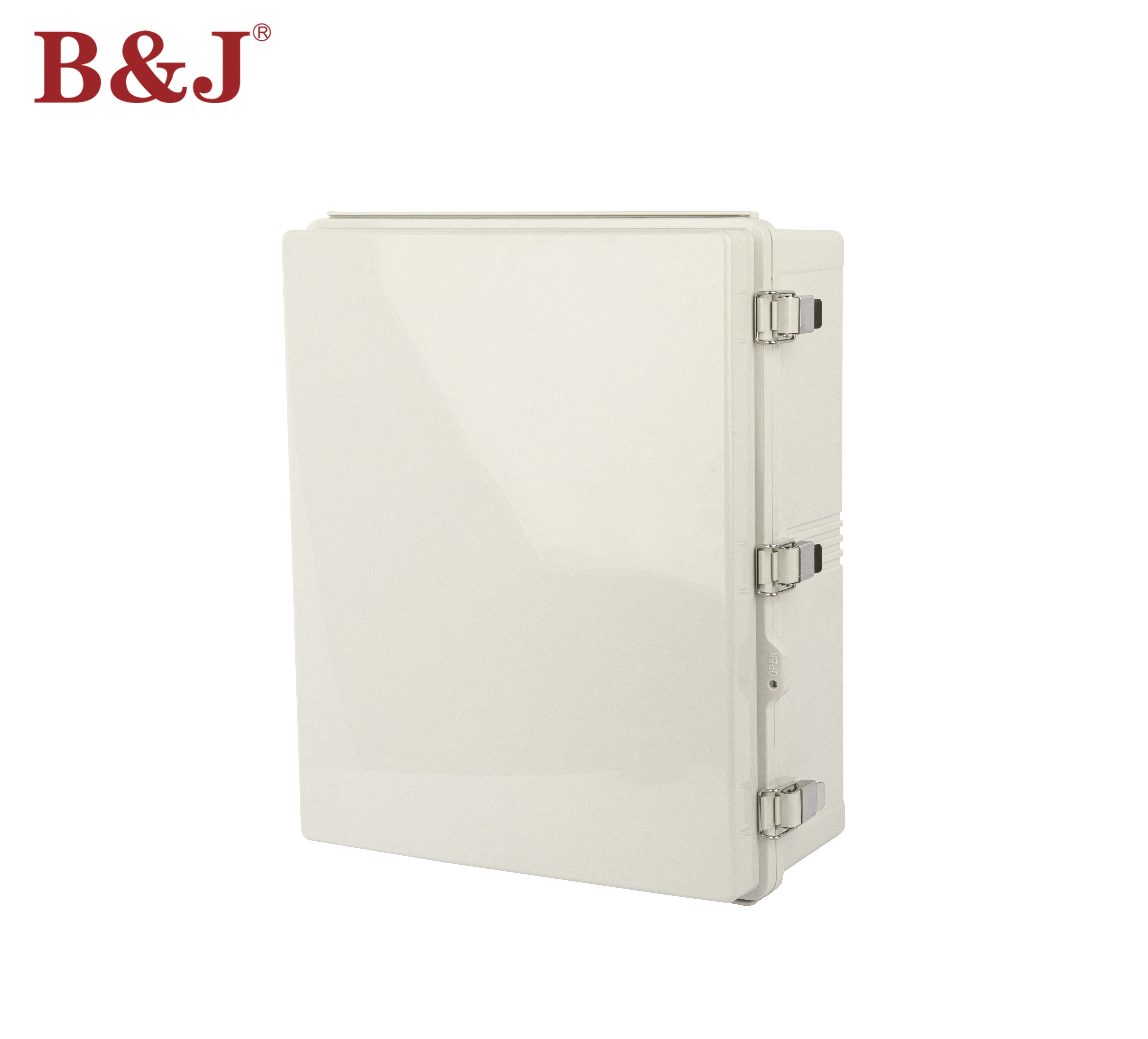 Plastic Electrical Enclosure Stainless steel hinges 500x400x200mm  IP67 Waterproof Gratury Junction Box with Mounting plate