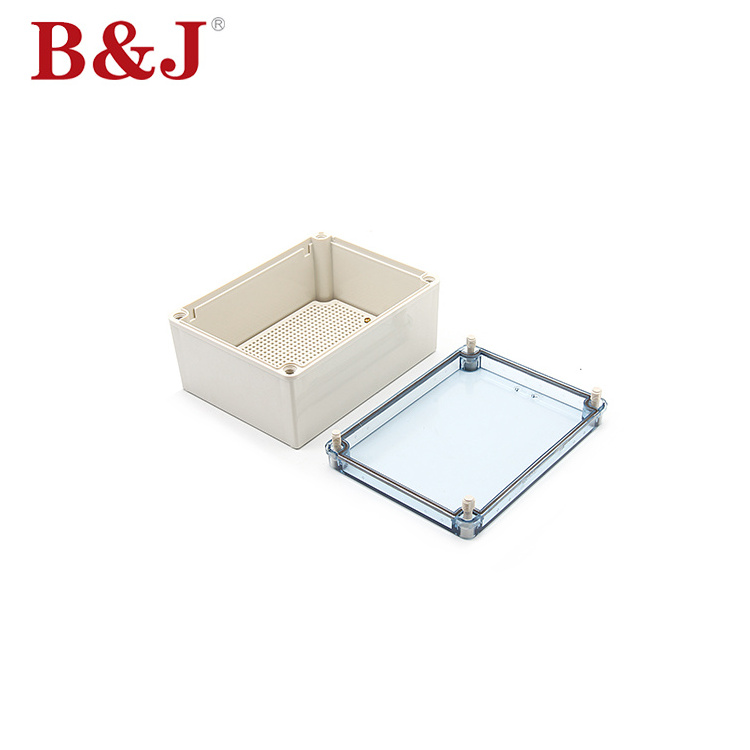 B&J IP68 Waterproof Outdoor ABS Electrical Switch Junction Box 150*200*75 mm transparent cover