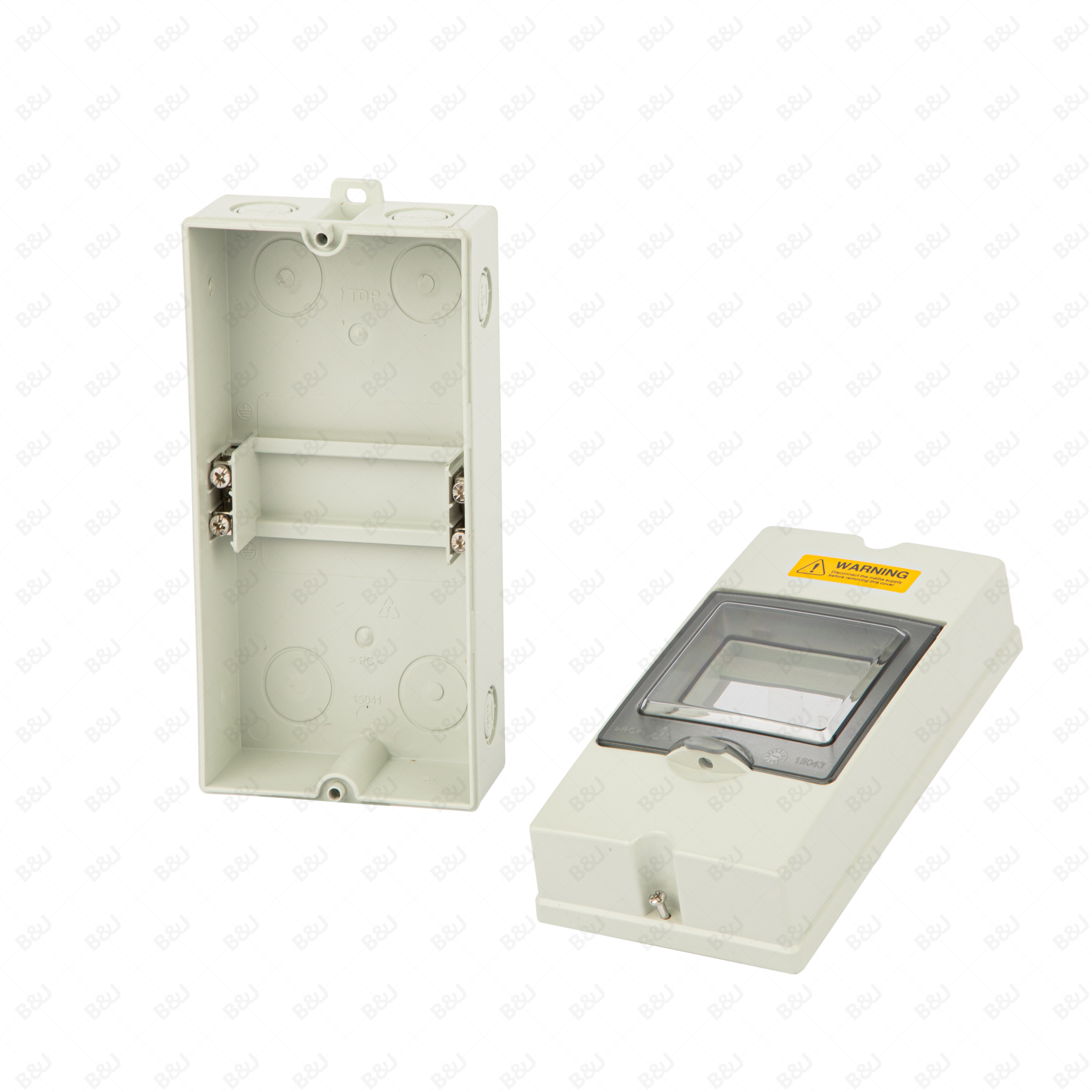 power distribution box 4way IP66 waterproof electric db box for solar energy meter junction box