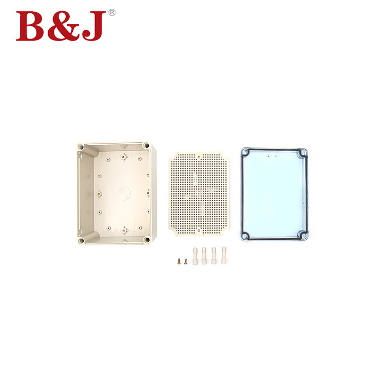 B&J IP68 Waterproof Outdoor ABS Electrical Switch Junction Box 150*200*75 mm transparent cover