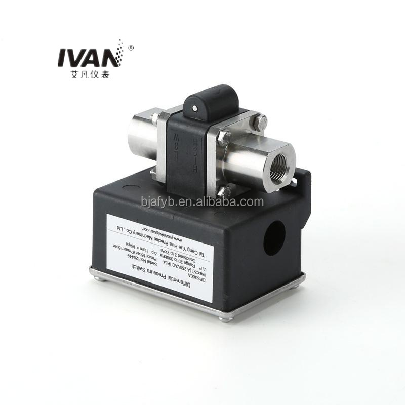 OEM Differential pressure water flow switch with single adjusting setpoint