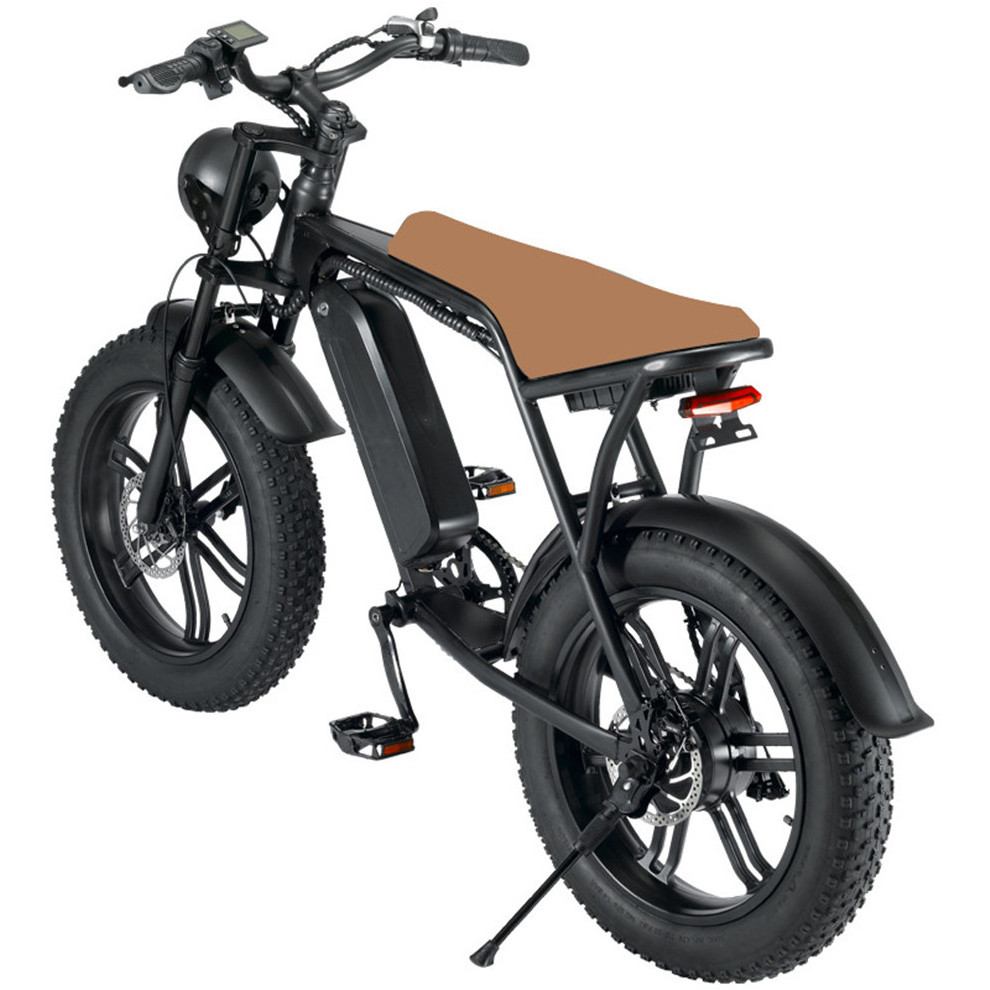 Bjane 48v 750w 20 Inch 15 Mph Us Eu Warehouse Full Suspension Folding Fat Tire E Bike Ebike Fatbike Electric Bicycle