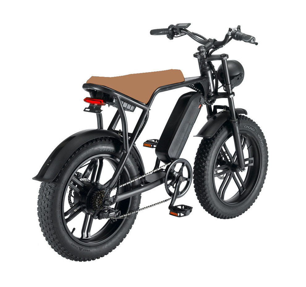 Bjane 48v 750w 20 Inch 15 Mph Us Eu Warehouse Full Suspension Folding Fat Tire E Bike Ebike Fatbike Electric Bicycle