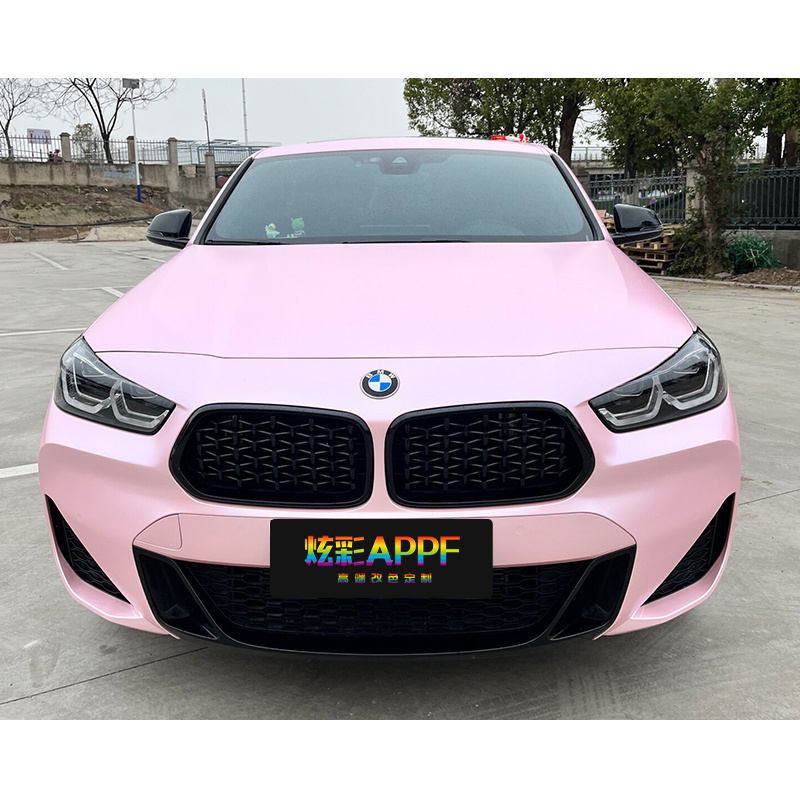 Color Change Film Colorful Ppf Accept Oem Custom Brightening Vinyl Wrap Electric Cherry Blossom Powder For Car