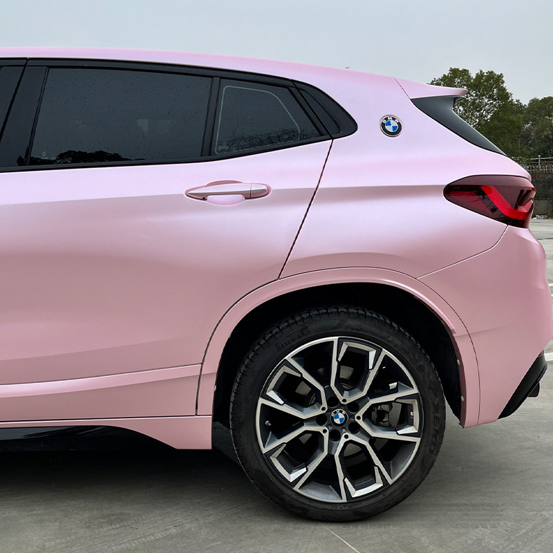 Color Change Film Colorful Ppf Accept Oem Custom Brightening Vinyl Wrap Electric Cherry Blossom Powder For Car