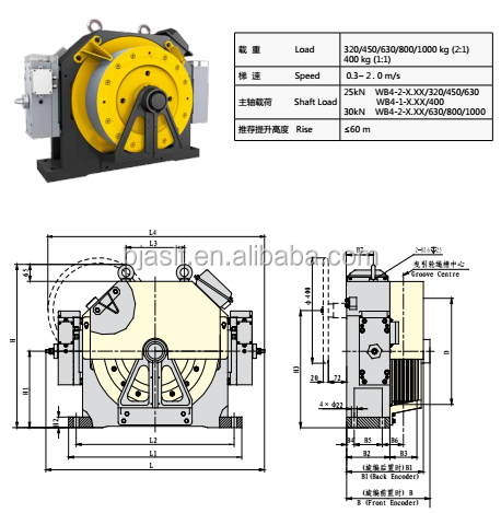 Gearless Traction Machine