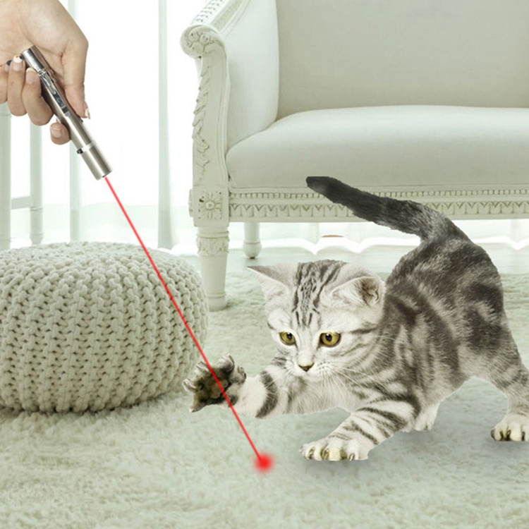 Four-Speed Pattern Laser Usb Charging Battery Laser Cat Teaser Automatic Cat Teaser Toy