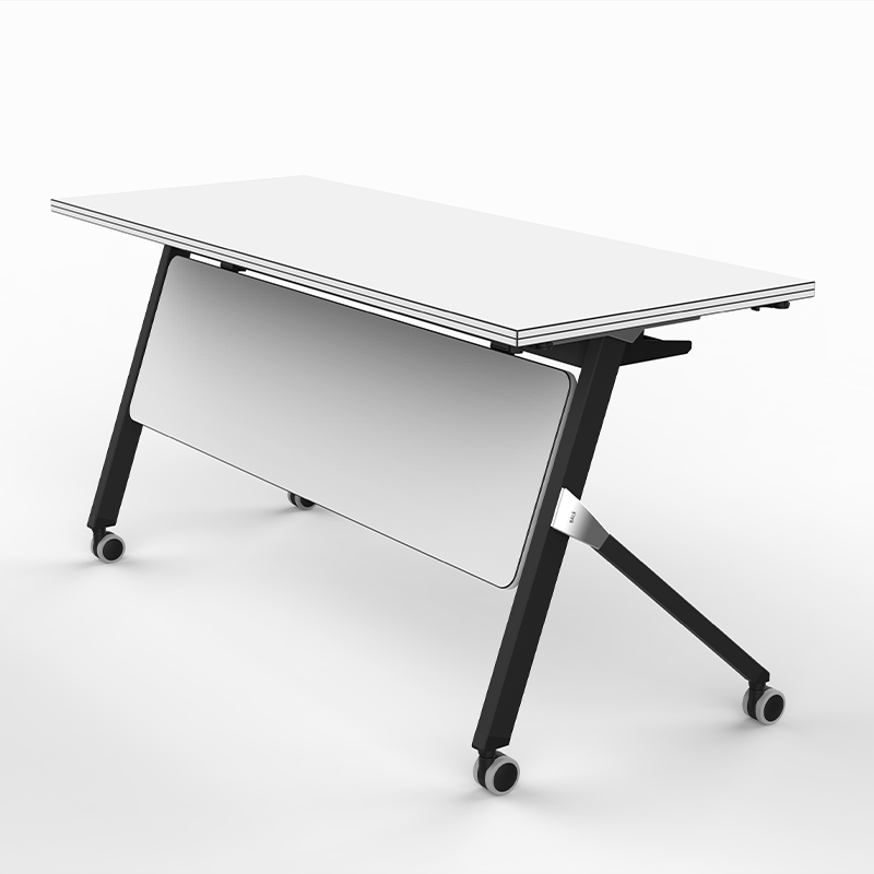 Latest Product Conference Room Rectangular Conference Table Movable Training Folding Table