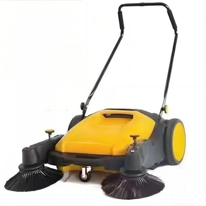 Walk Behind Automatic Floor Sweeper Machine Cordless Industrial Hard Floor Cleaning Hand Push For Factory Workshop