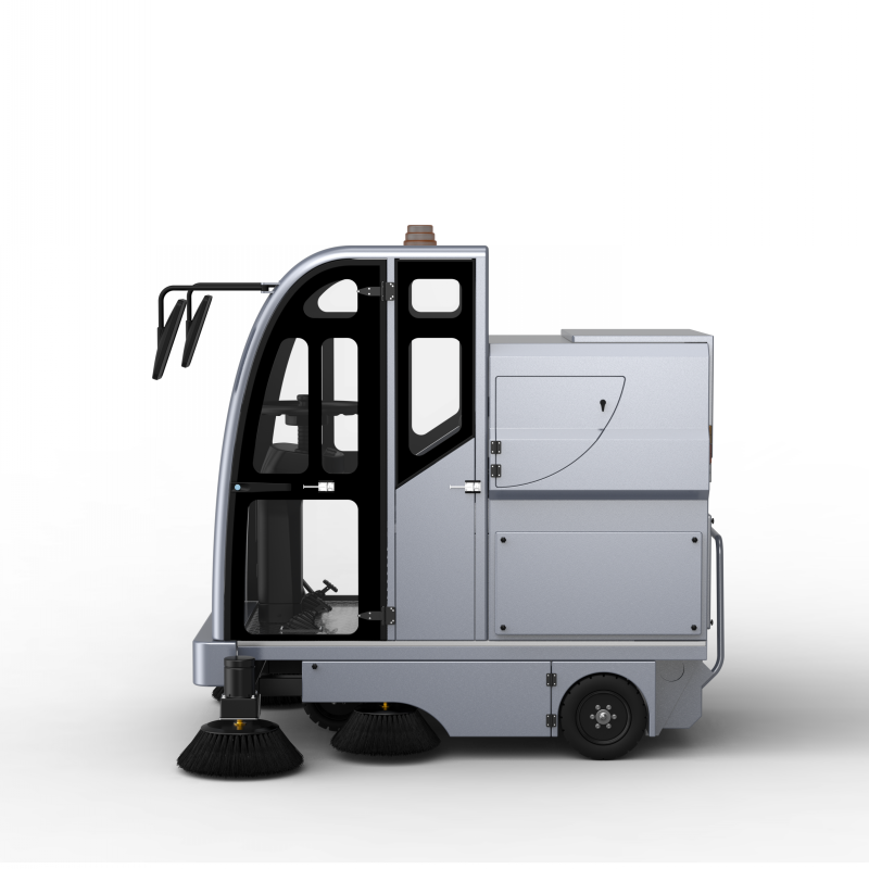 Driving Sweeper Multifunctional Sweeper Electric Factory Workshop Street Cleaning and Sanitation Vehicle