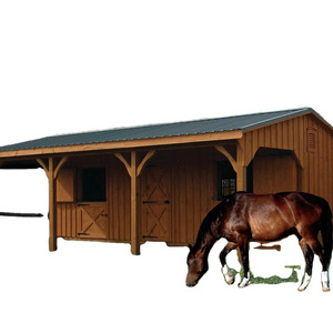 Support customization Steel Frame Barn Stable Design Cowshed And Horse Shed for sale