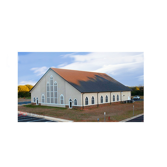 Customized Design Prefab Steel Structure Church Building