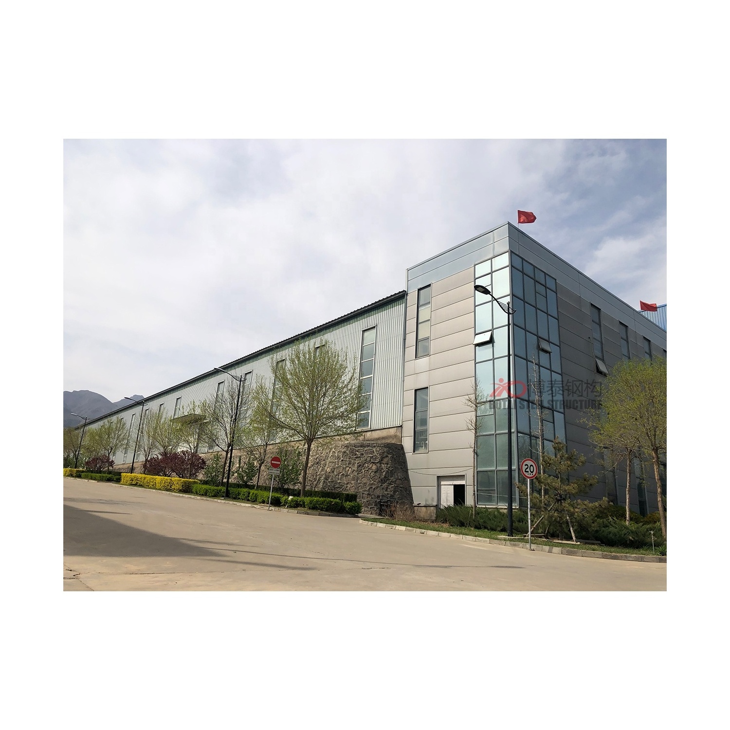 Modern big boss warehouse prefabricated steel structure building warehouse/workshop