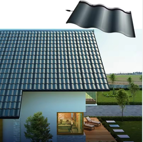 Changsun customized curved Solar Roof Tiles solar panel for external use offgrid solar power system home