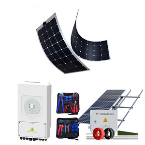 Solar Energy System Off Grid Ful Solar Panel Complete Kit 300w 400w 500w Flexible Solar Panels Module Lithium Ion PWM 30kw Solar