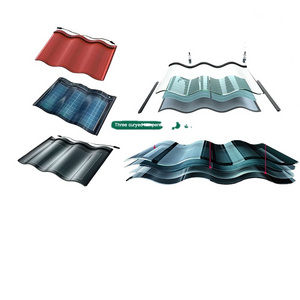 Changsun customized curved Solar Roof Tiles solar panel for external use offgrid solar power system home