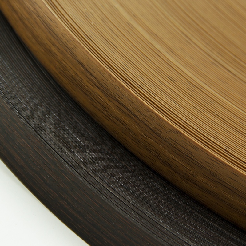 Wood Grain Pvc Edge Band Plastic Rubber Countertop Edging Strip