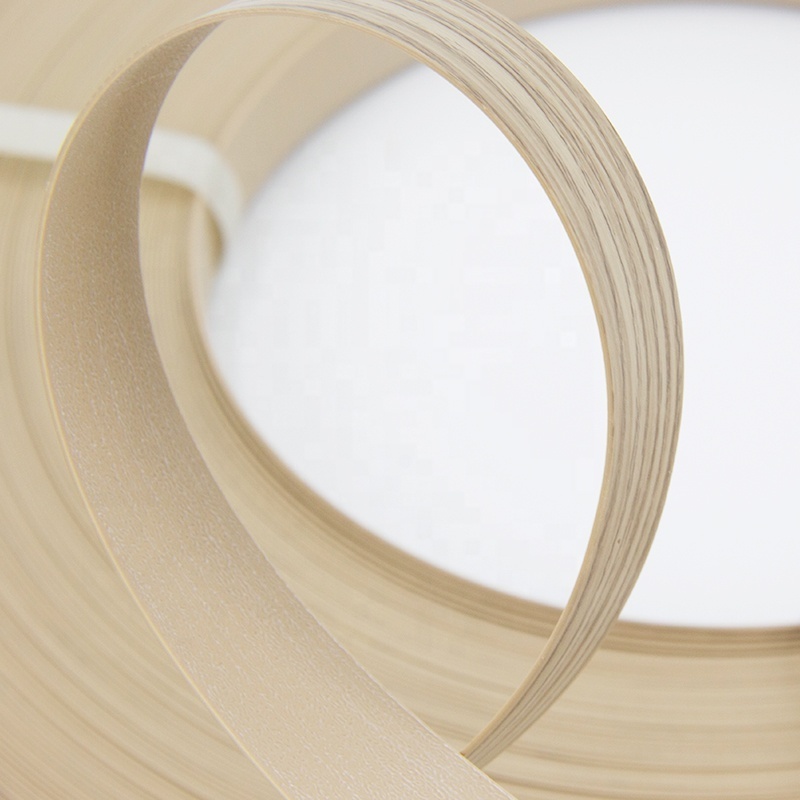 White Glossy PVC Edge Banding Strip Trim for Office Furniture MDF