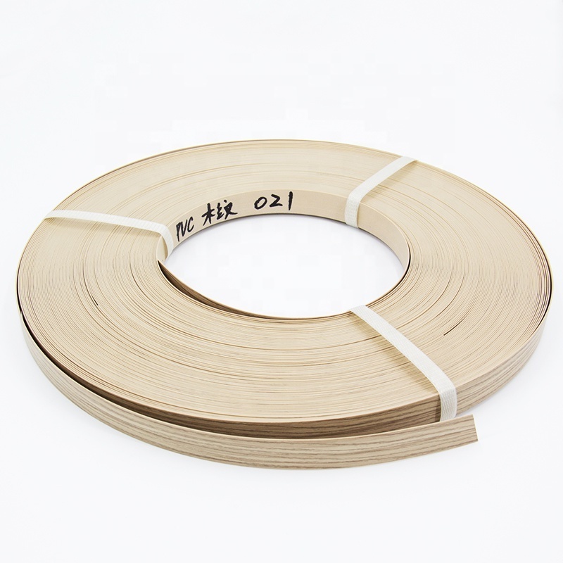 White Glossy PVC Edge Banding Strip Trim for Office Furniture MDF