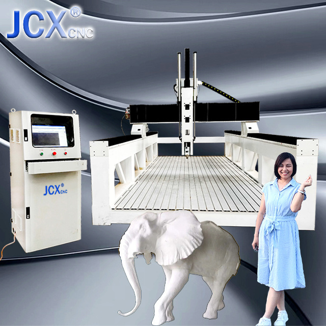 Foam cutting carving CNC router Hot wire foam 5 axis 4 axis 3 axis JCX milling machine 3D making sculpture