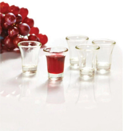 Stock Your Home 100 Pack - Mini Plastic Shot Glasses (1oz) Clear Disposable Cups for Jello Shots