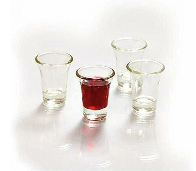 Stock Your Home 100 Pack - Mini Plastic Shot Glasses (1oz) Clear Disposable Cups for Jello Shots