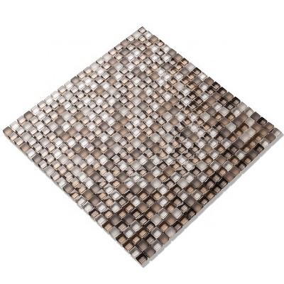 Mini 1x1 Square Glass Mosaic Splashback Mosaic Tile