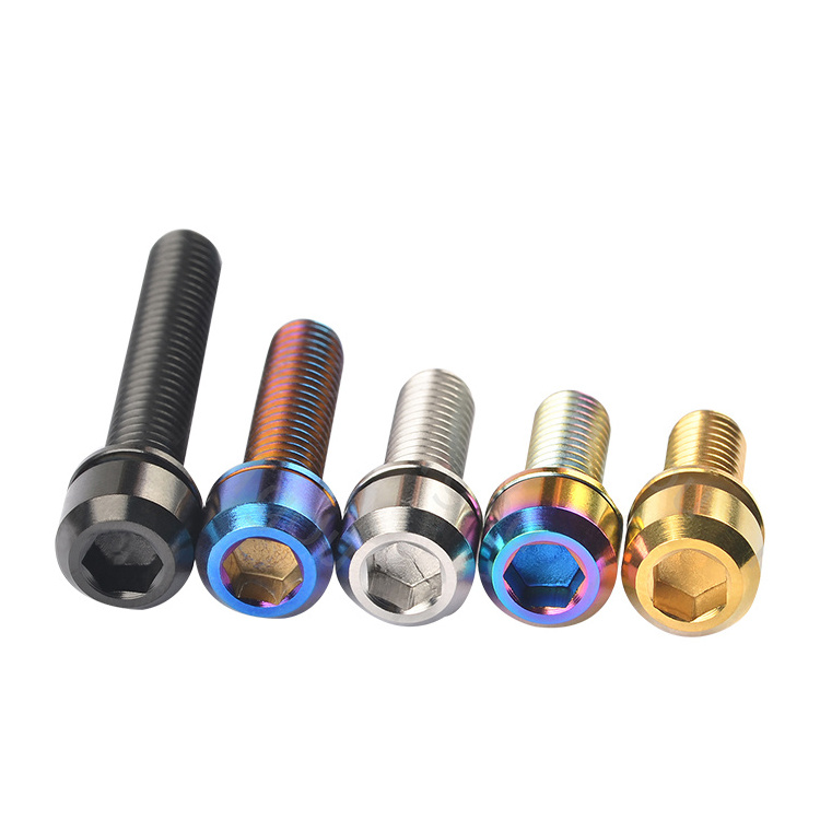 Titanium Orange Anodized Bolt Pan Head Parts Fasteners Pillion Footrest Hanger Kit Spline Sprintcar Steering Wheel T Clamp T30