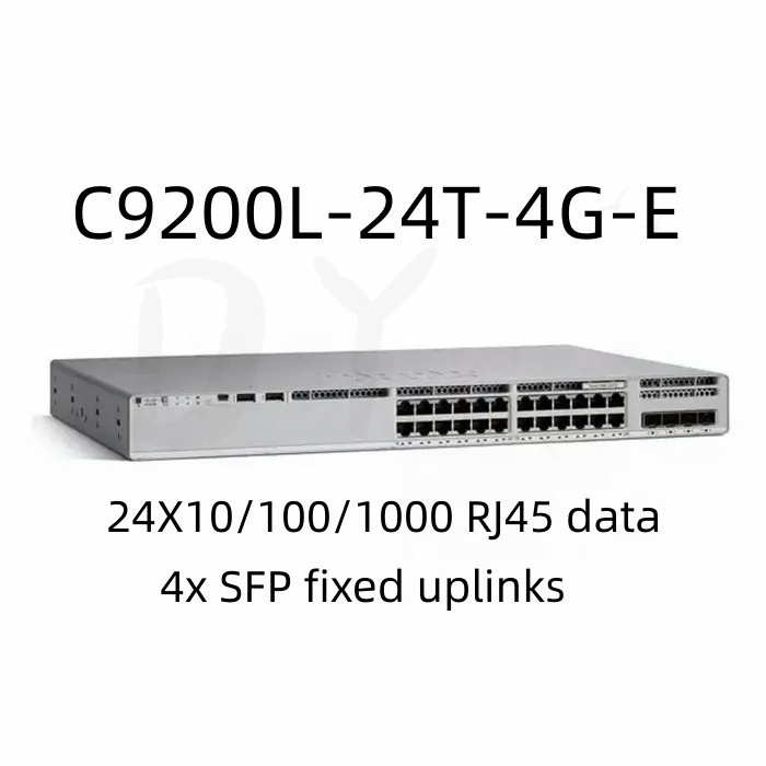 New Arrival C9200L-24T-4G-E 9200L 24-port Data 4x1G uplink Ethernet Network Switch