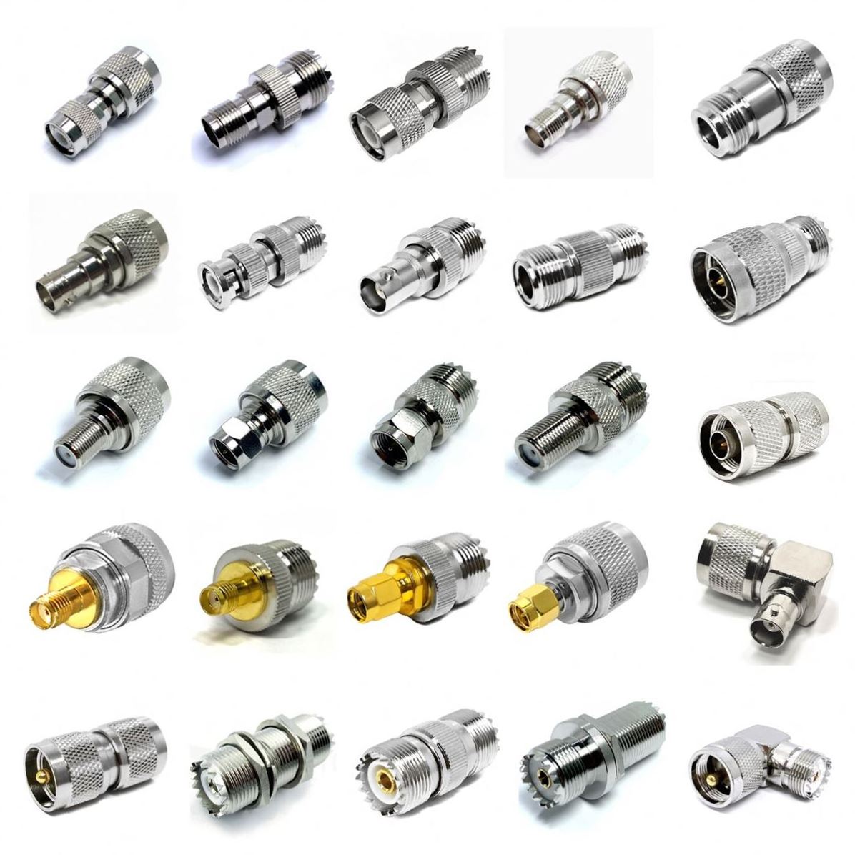 50ohm 75ohm RF Adaptor UHF SO239 PL259 To TNC BNC FME SMA F N Male Plug Female Jack Adapter Connector