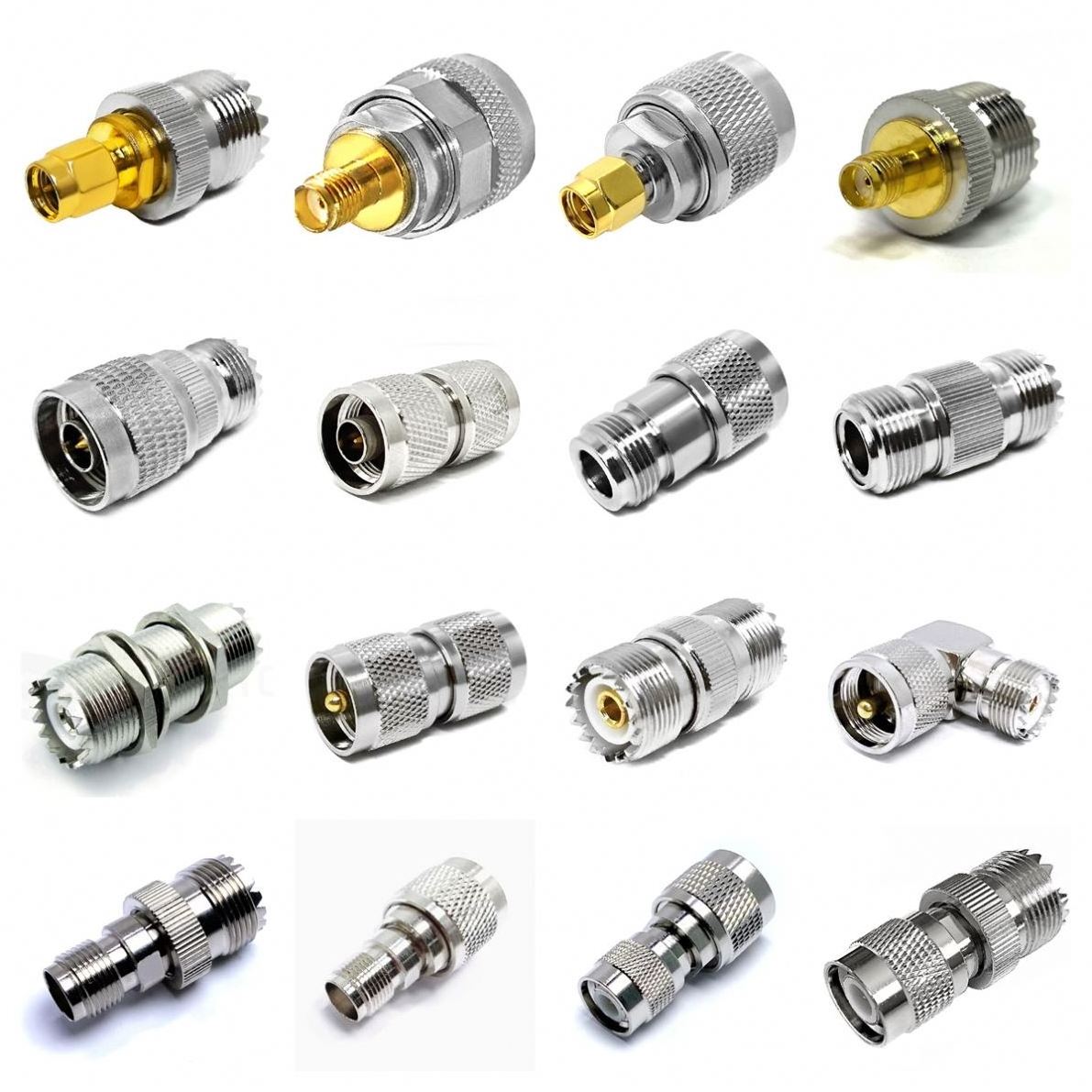 50ohm 75ohm RF Adaptor UHF SO239 PL259 To TNC BNC FME SMA F N Male Plug Female Jack Adapter Connector