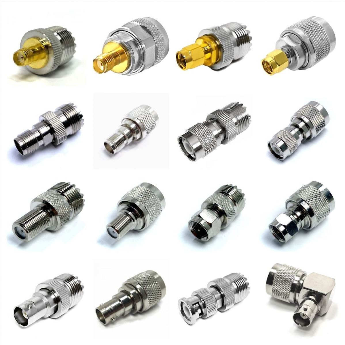 50ohm 75ohm RF Adaptor UHF SO239 PL259 To TNC BNC FME SMA F N Male Plug Female Jack Adapter Connector