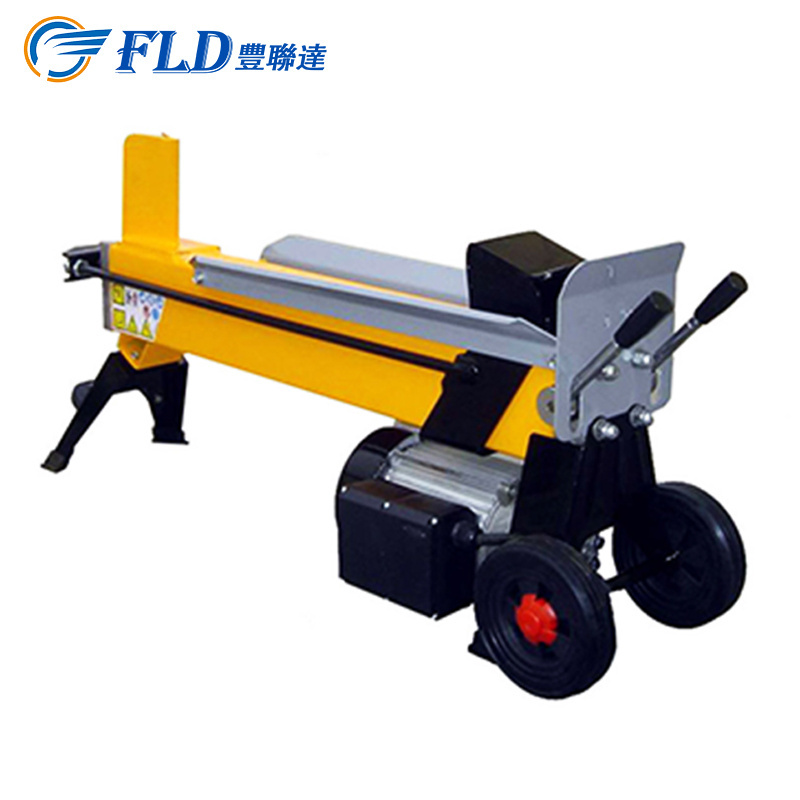 automatic 9 ton electric log splitter hydraulic firewood wood cutting splitting machine