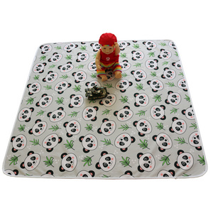 Naughtybaby Waterproof Reusable Portable Polyester High Chair Antislip Baby Feeding Floor Play Splat Mat