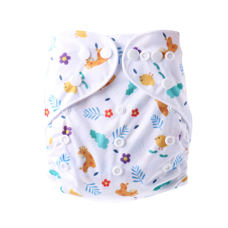 EASYMOM One Size Fits All Washable Baby Pocket Diapers Reusable Baby Cloth Diapers PUL Baby Boy and Girl Diaper Cover