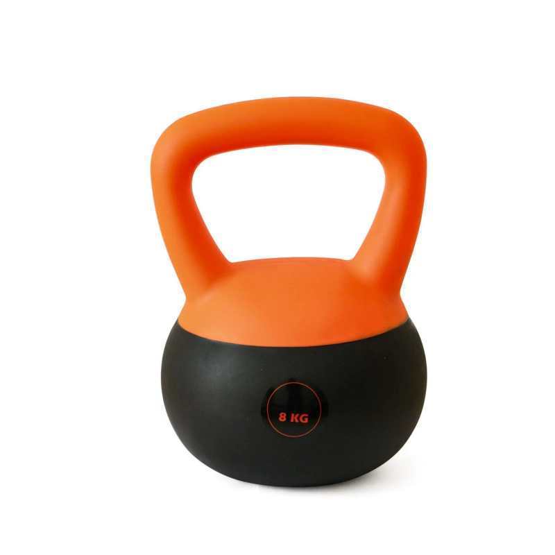 2KG Colored PVC Gym Equipment Body Exercise Fitness Accessories Soft Kettlebell With Handle