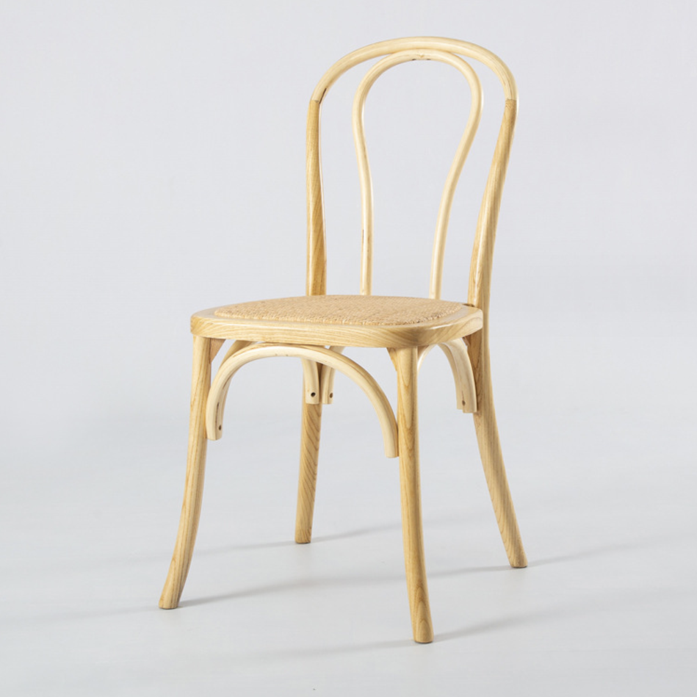 Solid Wood  Stackable Wedding Event Bentwood  Chair bjflamingo wedding rental wood dining chair