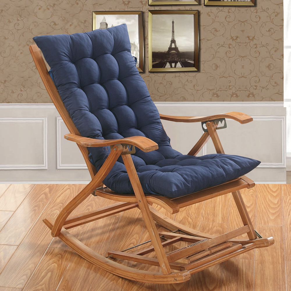 Adjustable Bamboo Relax Chair  Rocking Chair Bjflamingo  Adjustable Lounger Chair With Cushion