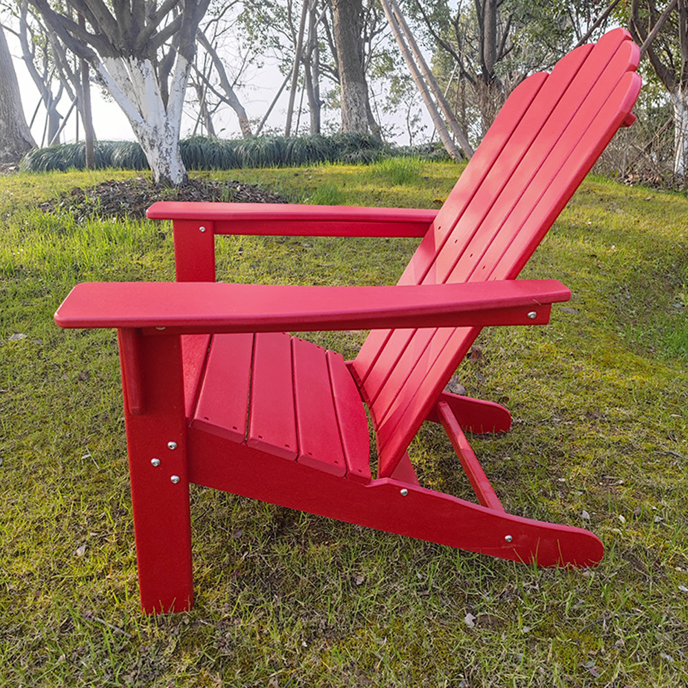 Outdoor Modern Adirondack Garden Chairs  bjflamingo HDPE Plastic Adirondack Chair