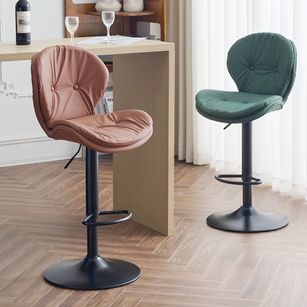 Swivel Height Adjustable Bar Chairs with Low Back bjflamingo Adjustable Rotary Bar Stools