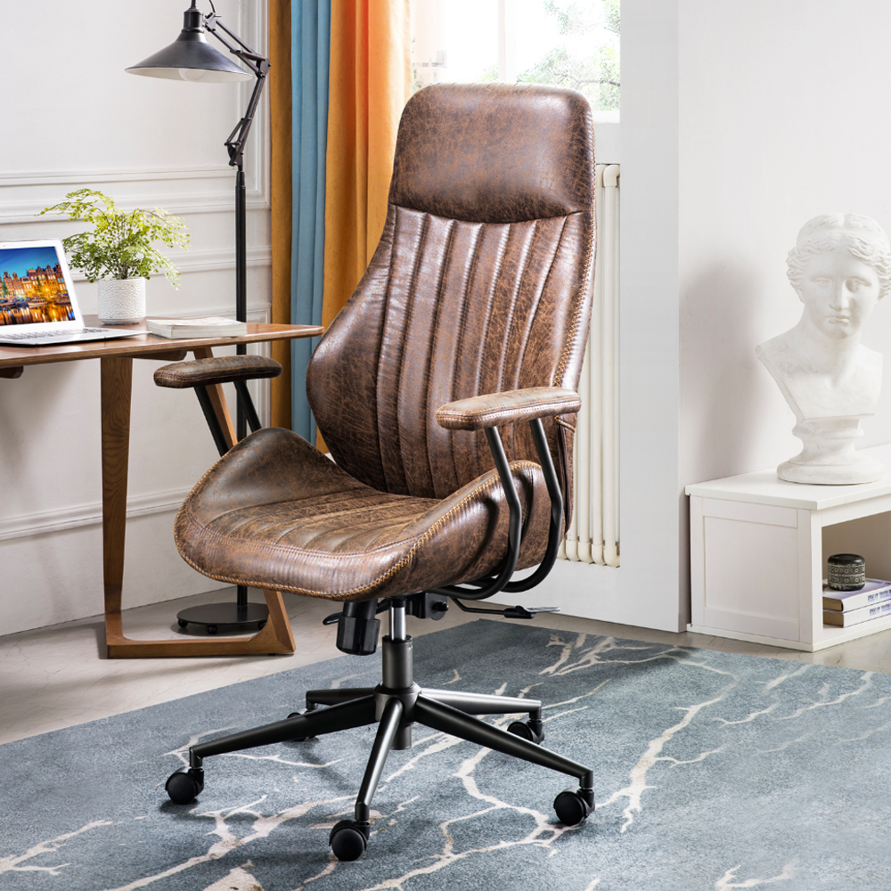 Modern  High Back Swivel Chair Executive Computer chair bjflamingo long-term sitting and not tired office chair