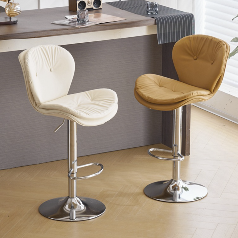 Swivel Height Adjustable Bar Chairs with Low Back bjflamingo Adjustable Rotary Bar Stools