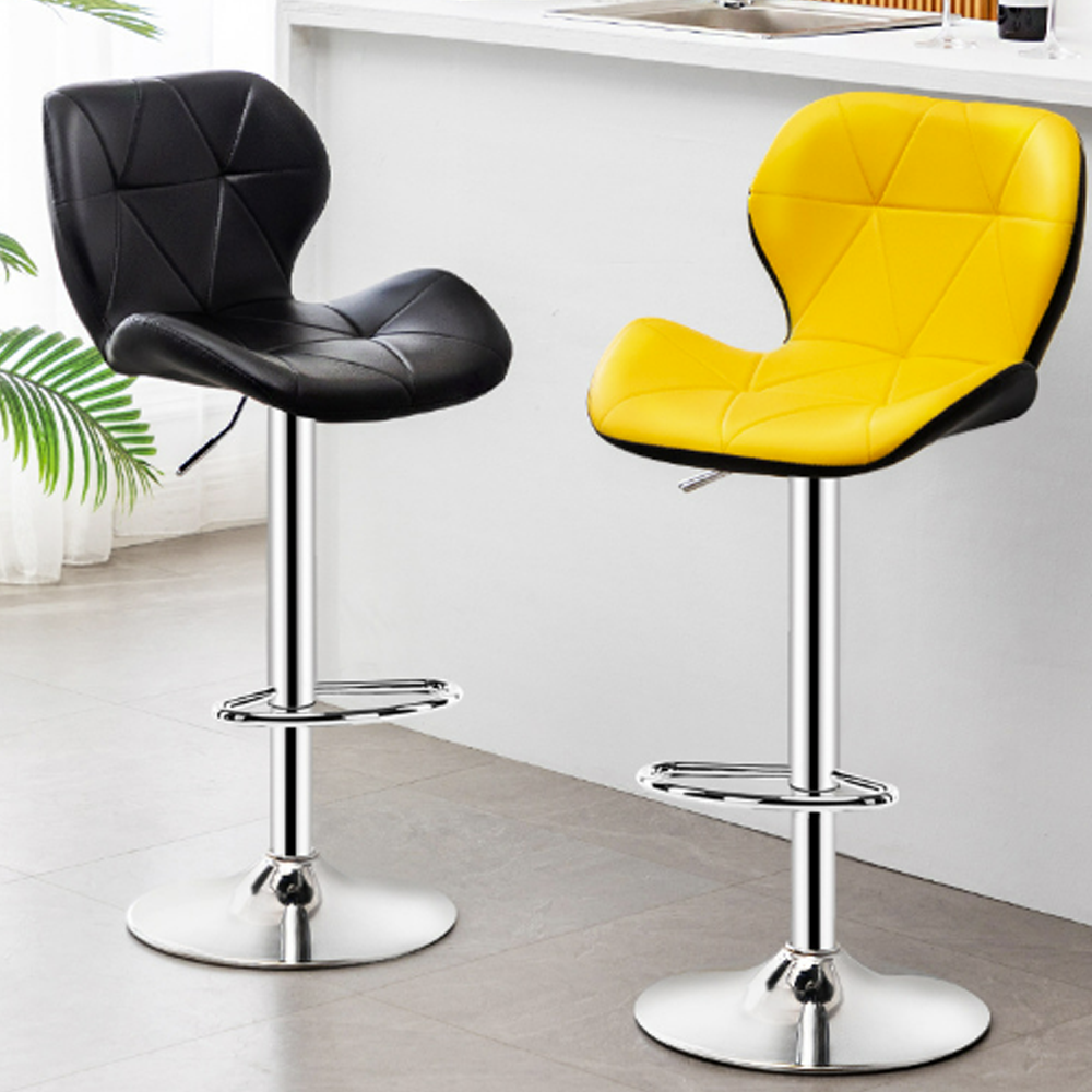 Swivel Height Adjustable Bar Chairs with Low Back bjflamingo Adjustable Rotary Bar Stools