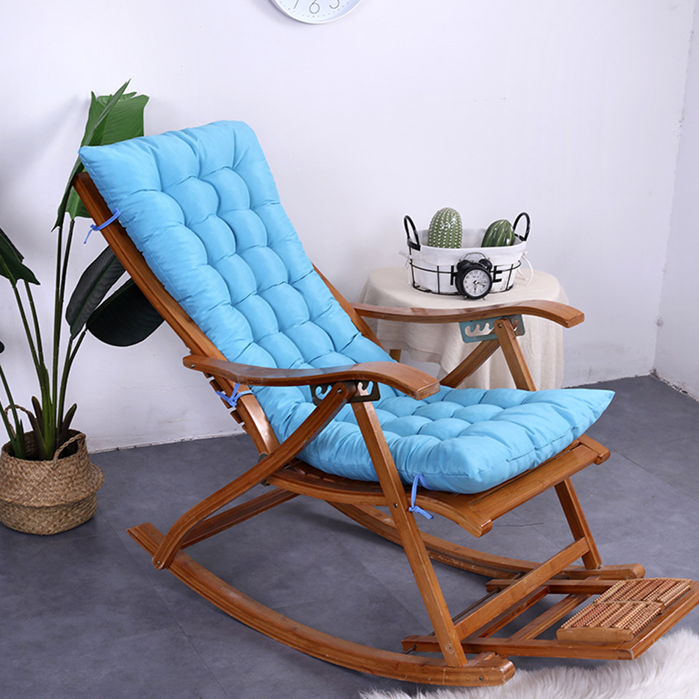 Adjustable Bamboo Relax Chair  Rocking Chair Bjflamingo  Adjustable Lounger Chair With Cushion