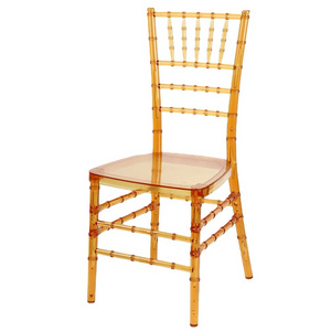 Plastic Gold chiavari chair  Hotel Wedding Party Crystal chair Bjflamingo  Resin Wedding Chairs