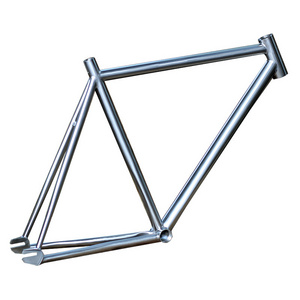 Wholesale Titanium Fixed Gear Bike Frame Single Speed Road Bicycle Frame for Bicycle Enthusiasts