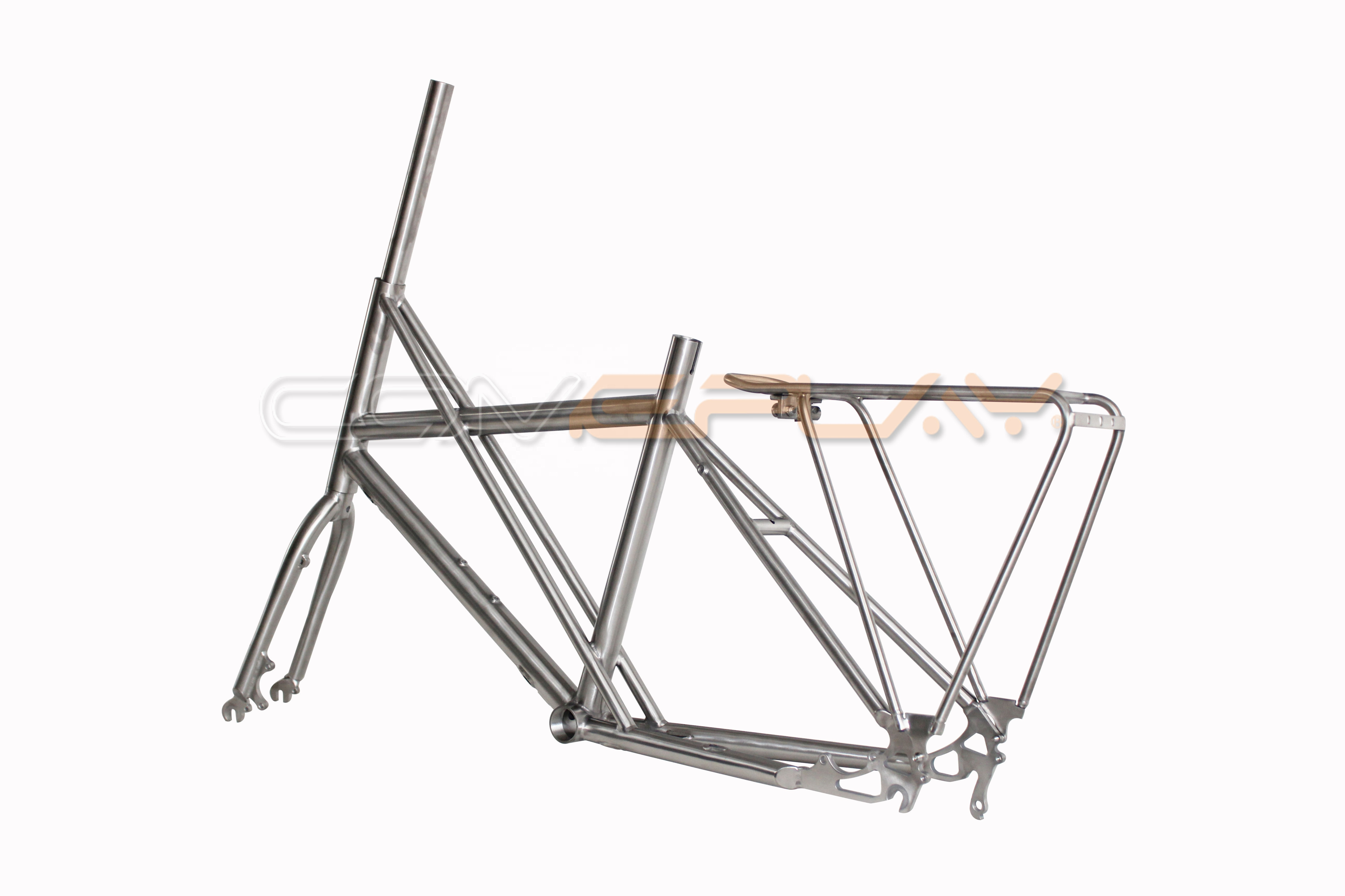 COMEPLAY Wholesale Factory Direct Titanium road mini velo frame 451406 20 inch disc brake